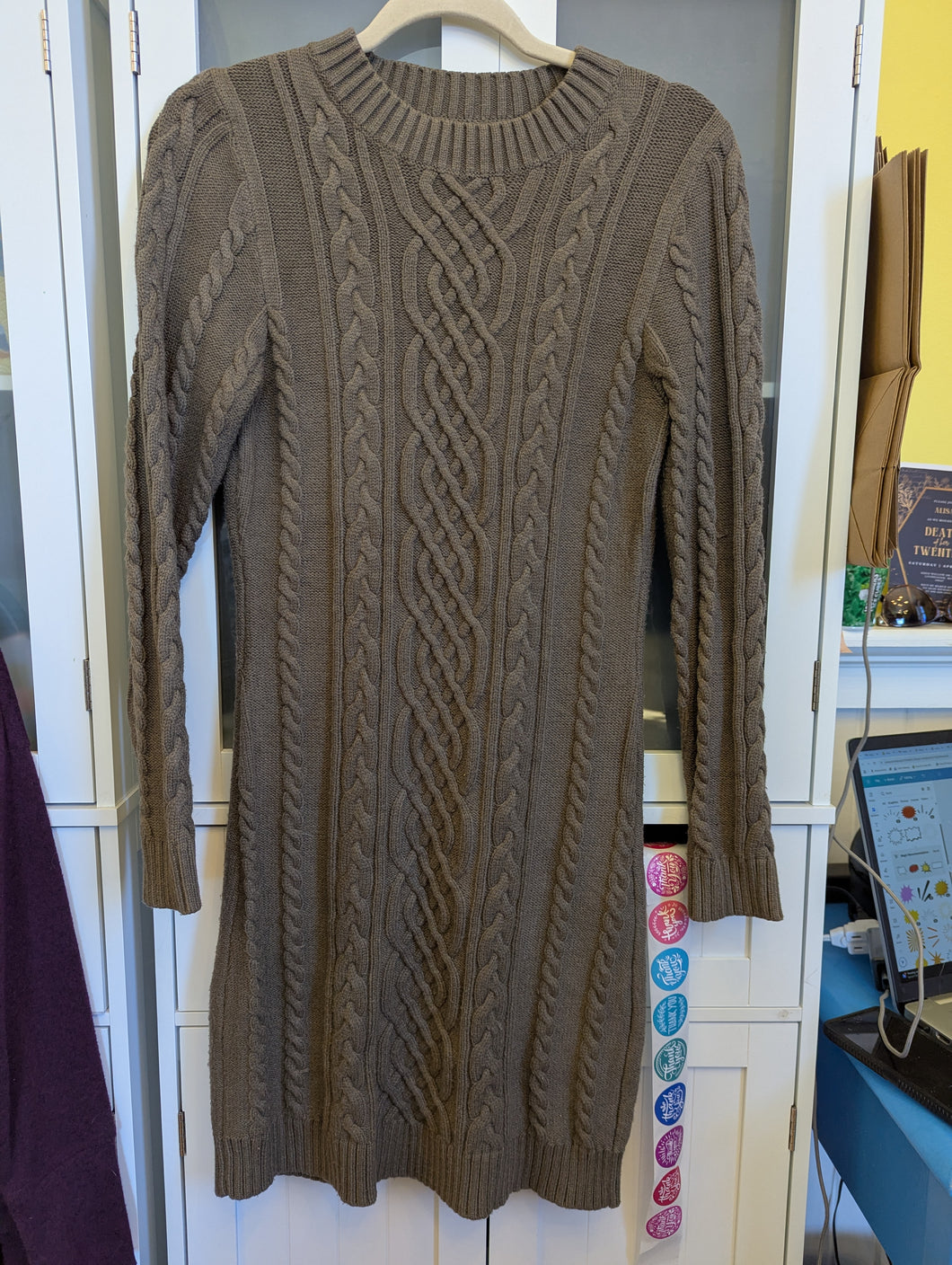 Green Knit Dress S