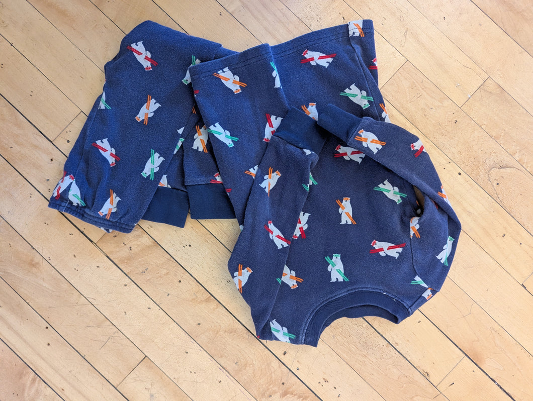 Janie and Jack Polar Bear Jammies 2T