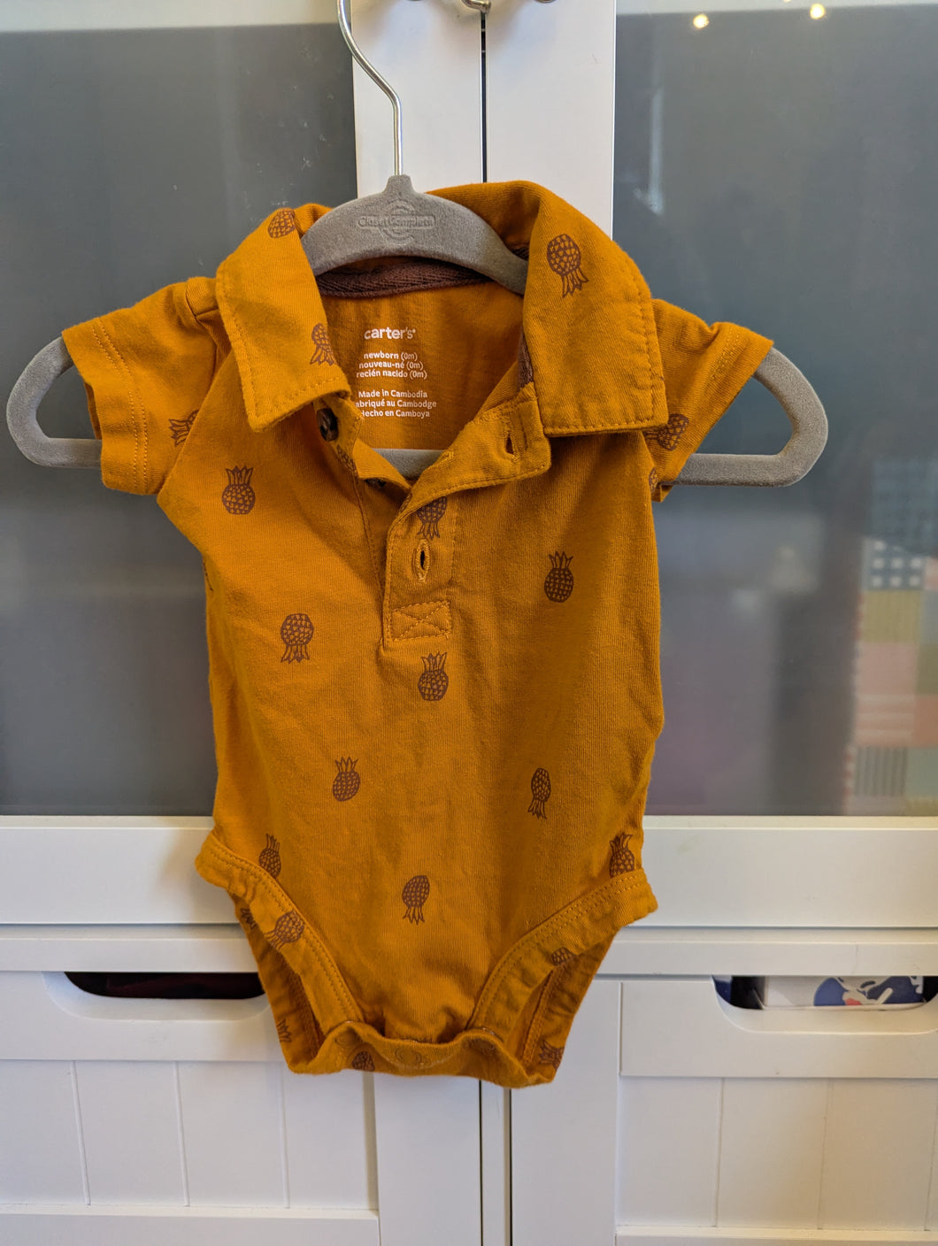 Carters Pineapple Polo Newborn