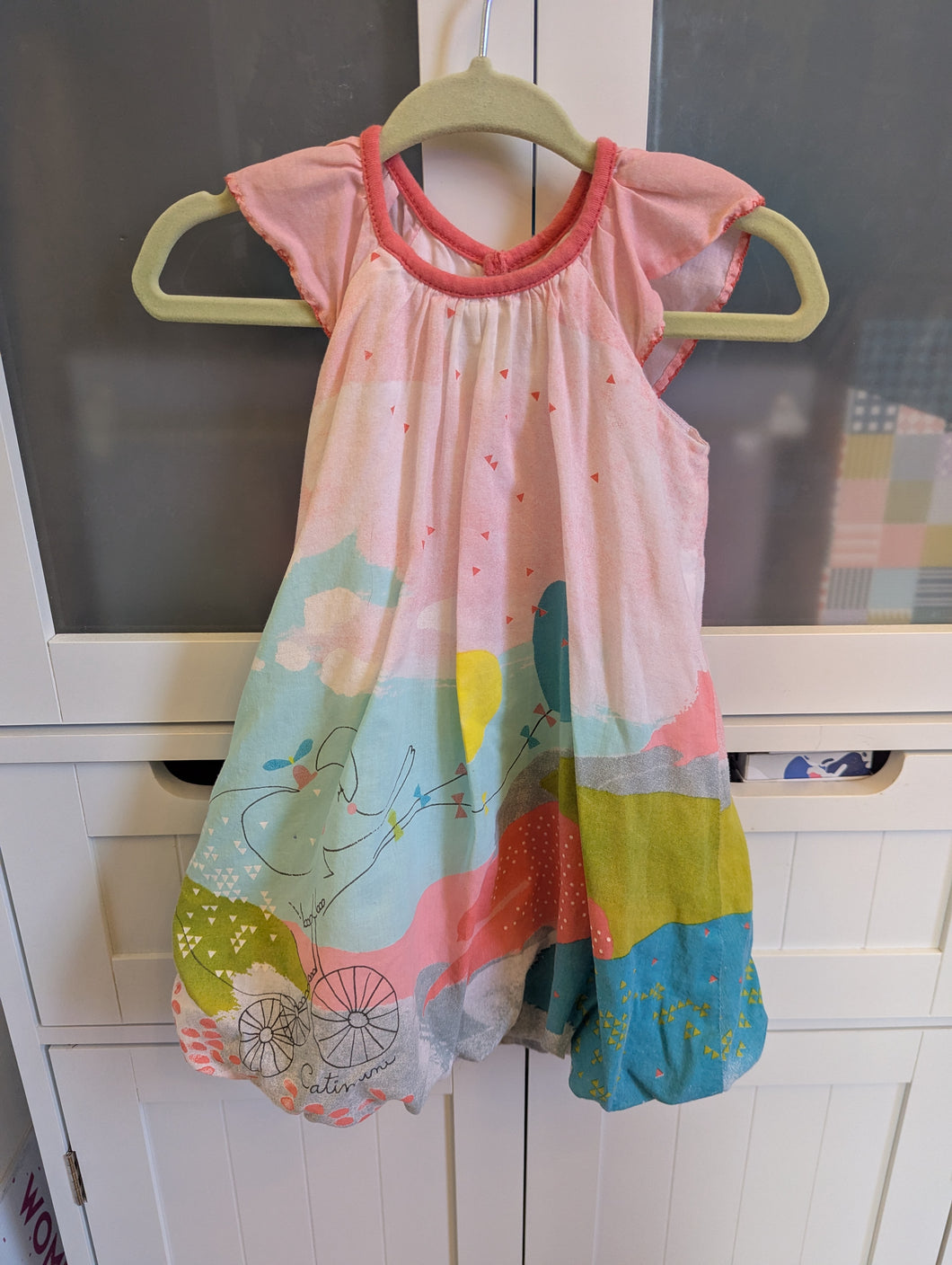 Catimini Elephant Bubble Dress 12M