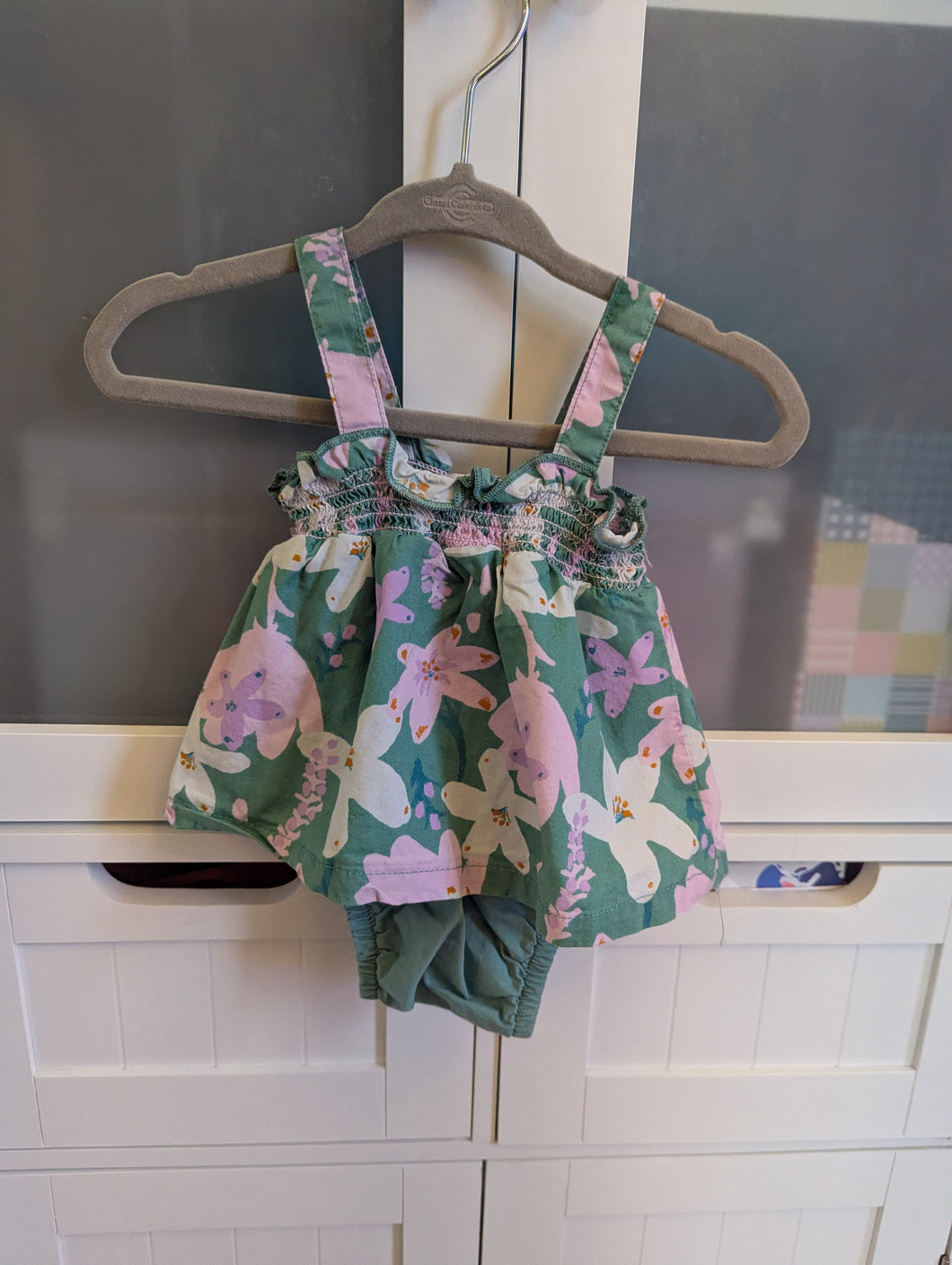 Carters Newborn Floral Outfit