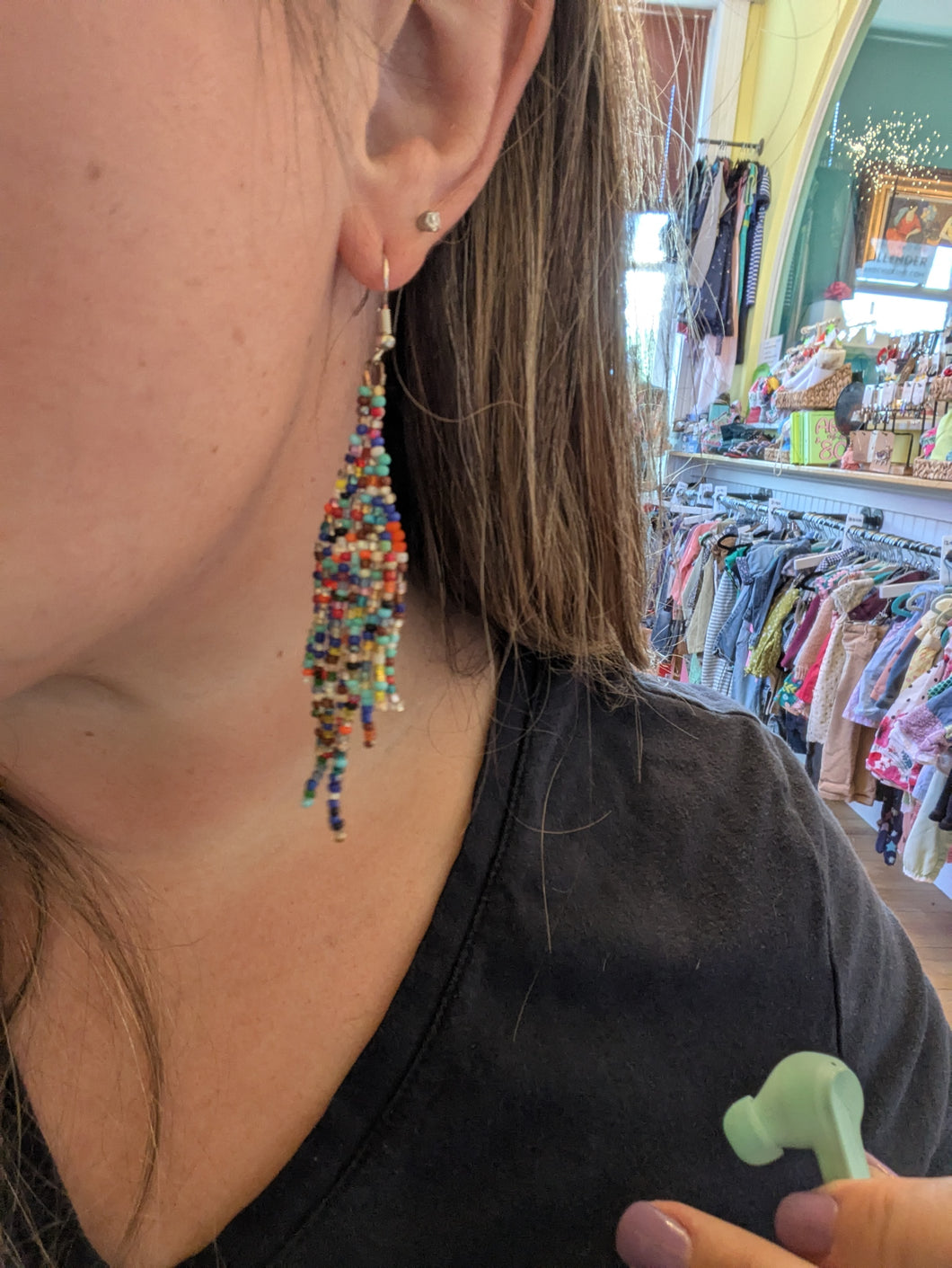 Confetti Beaded Earrings