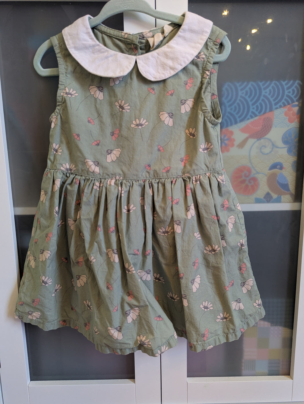 Beet World Green Floral Dress 18-24M