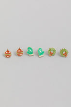 Load image into Gallery viewer, Mini Christmas Ornaments Stud Earrings Set
