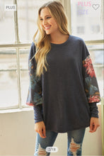 Load image into Gallery viewer, Watch Me Bloom Pullover- Curvy MADE IN USA!
