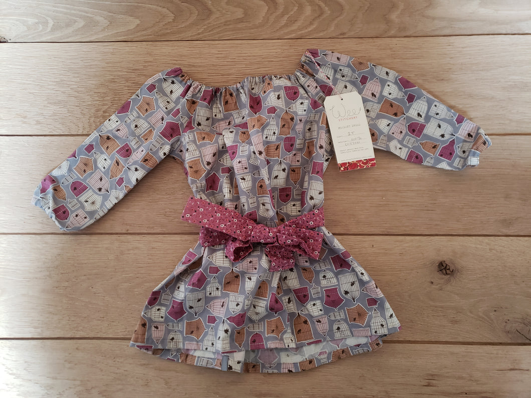Wee Stitchery Tunic Top Size 2T TAGS ON