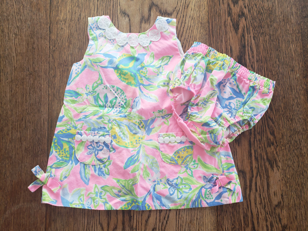 Lily Pulitzer Dress and Bloomer Set size 18-24mo