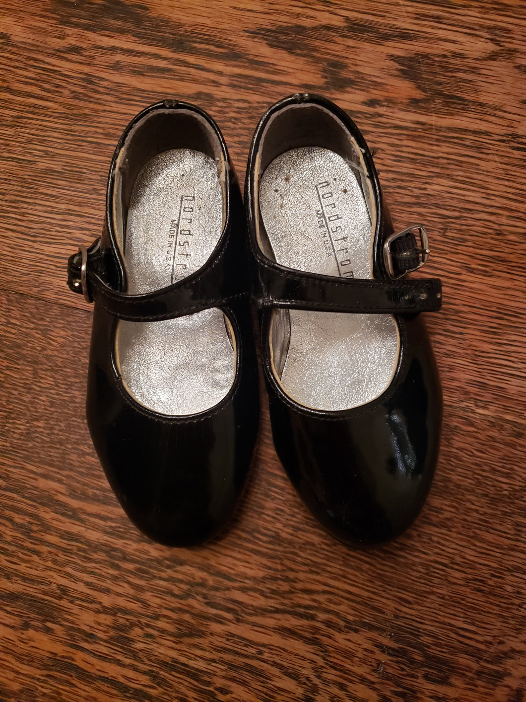 Nordstrom Black Mary Jane Patent Leather Infant Size 5.5M