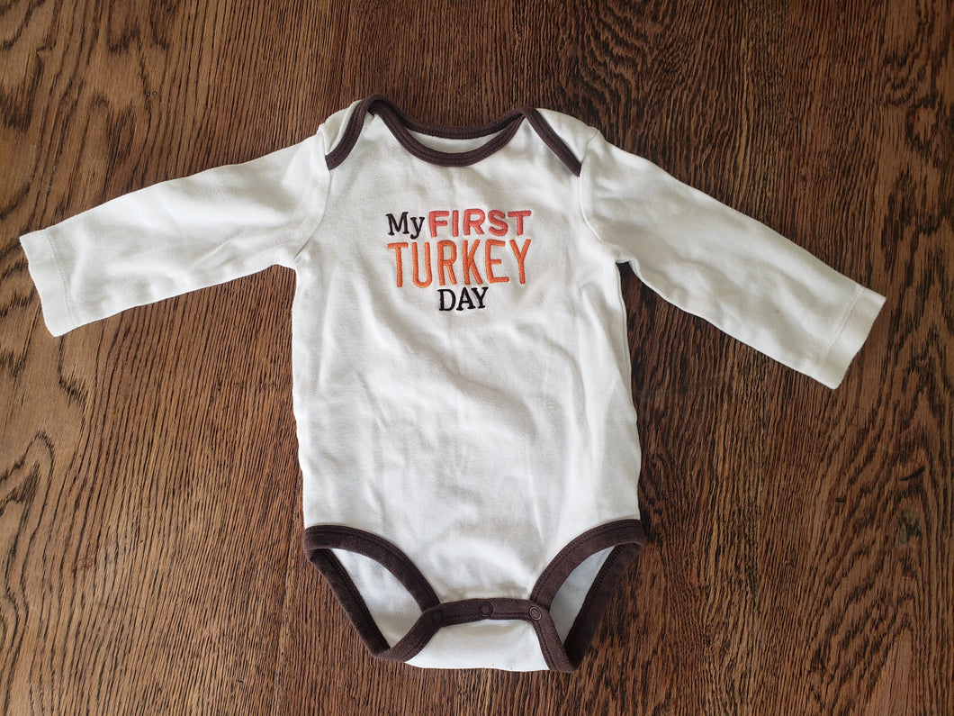 Carters My First Turkey Day Baby Size 12 months