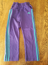 Load image into Gallery viewer, Adidas Purple Track Pants Kids Size 6
