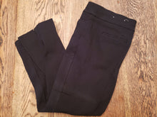 Load image into Gallery viewer, Chico&#39;s Black Textured Crop Pants size 2/12
