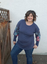 Load image into Gallery viewer, Watch Me Bloom Pullover- Curvy MADE IN USA!
