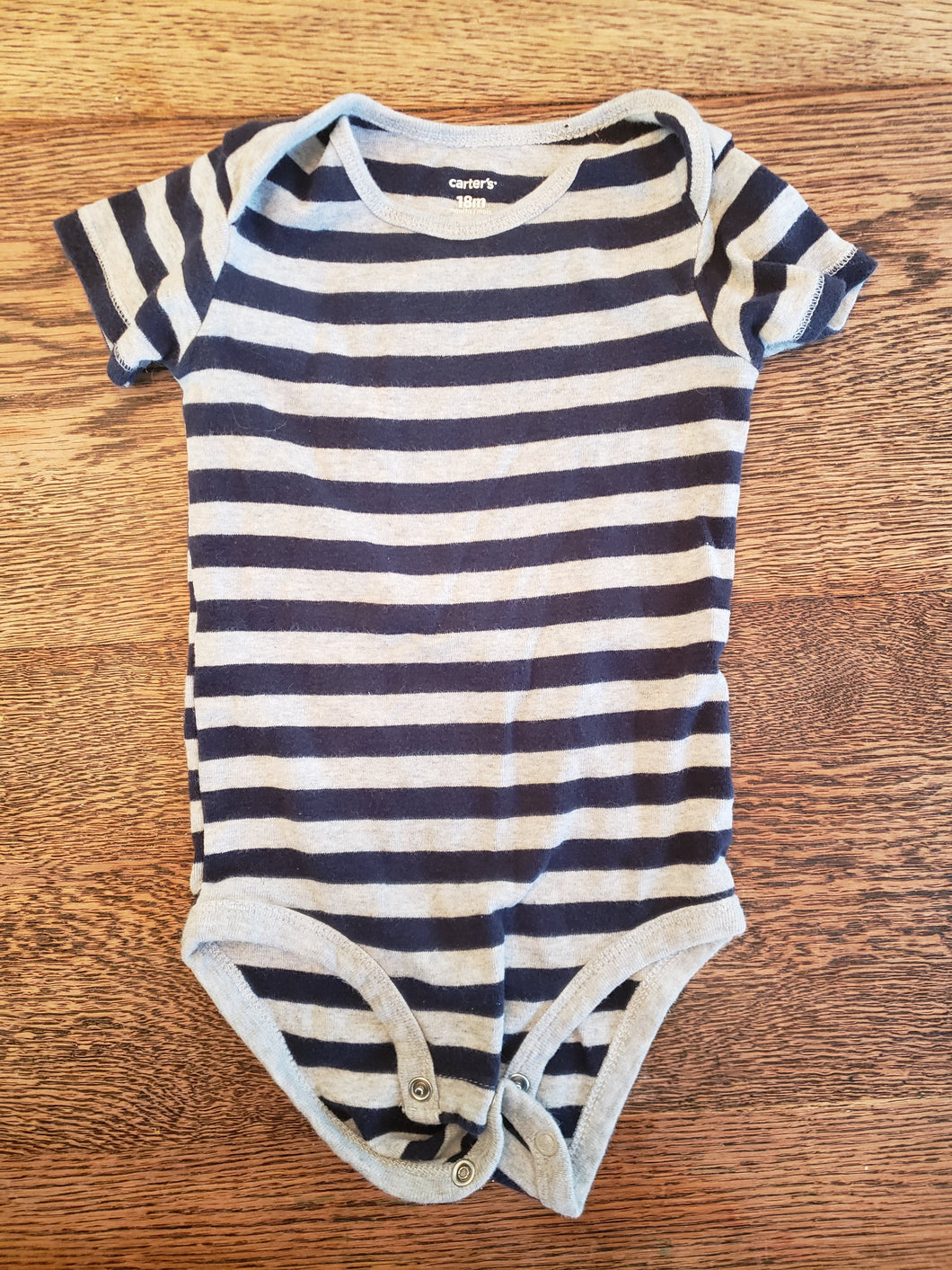 Carters Stripe Short Sleeve Bodysuit 18 Months