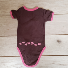 Load image into Gallery viewer, Lazy One Pink and Brown Bodysuit size 12 Months
