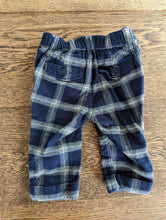 Load image into Gallery viewer, Gap Blue Plaid pants 3-6 Months
