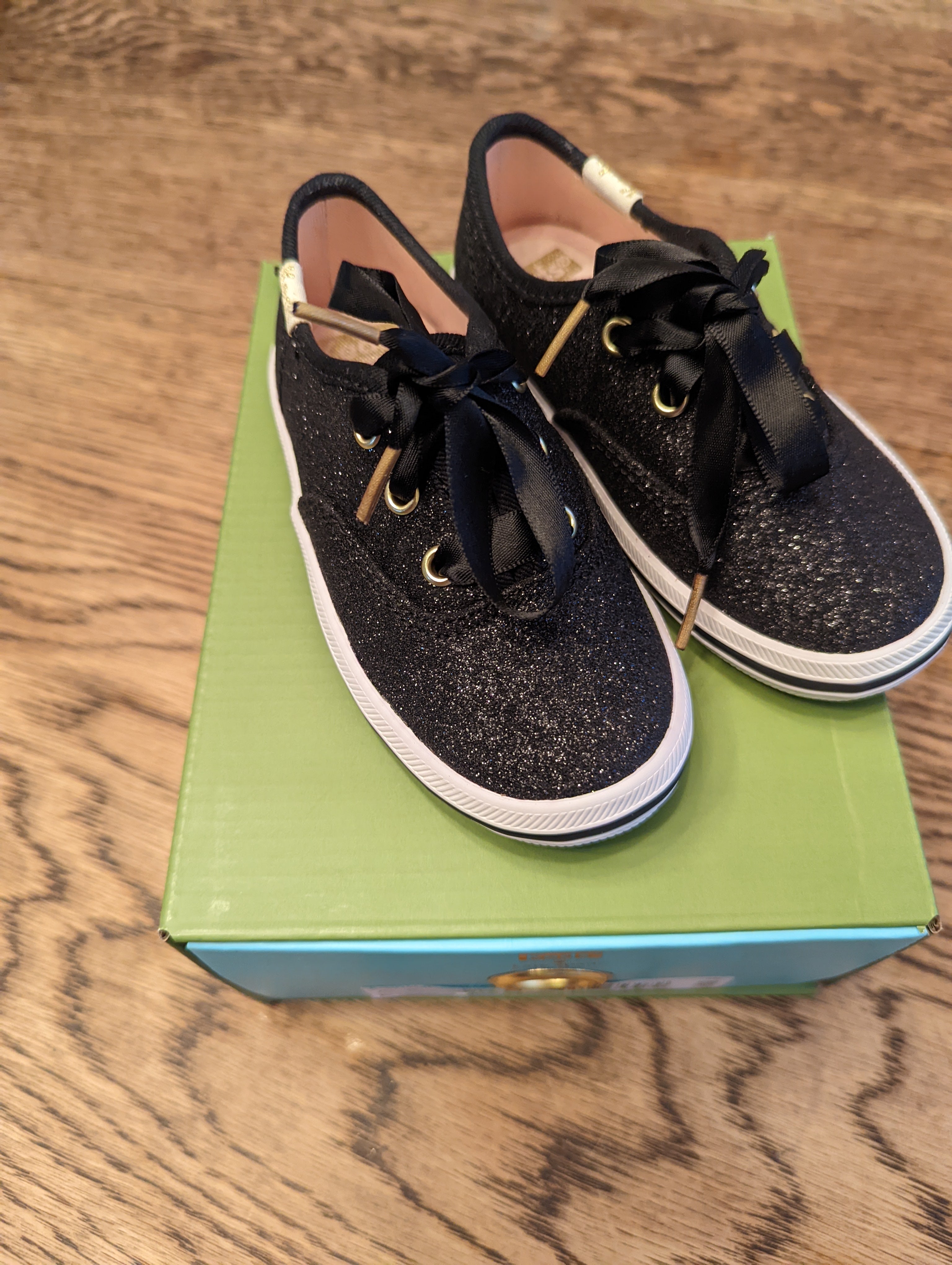 Kate spade sale black keds