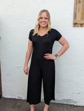 Load image into Gallery viewer, Black Jumpsuit with Pockets! Made In USA
