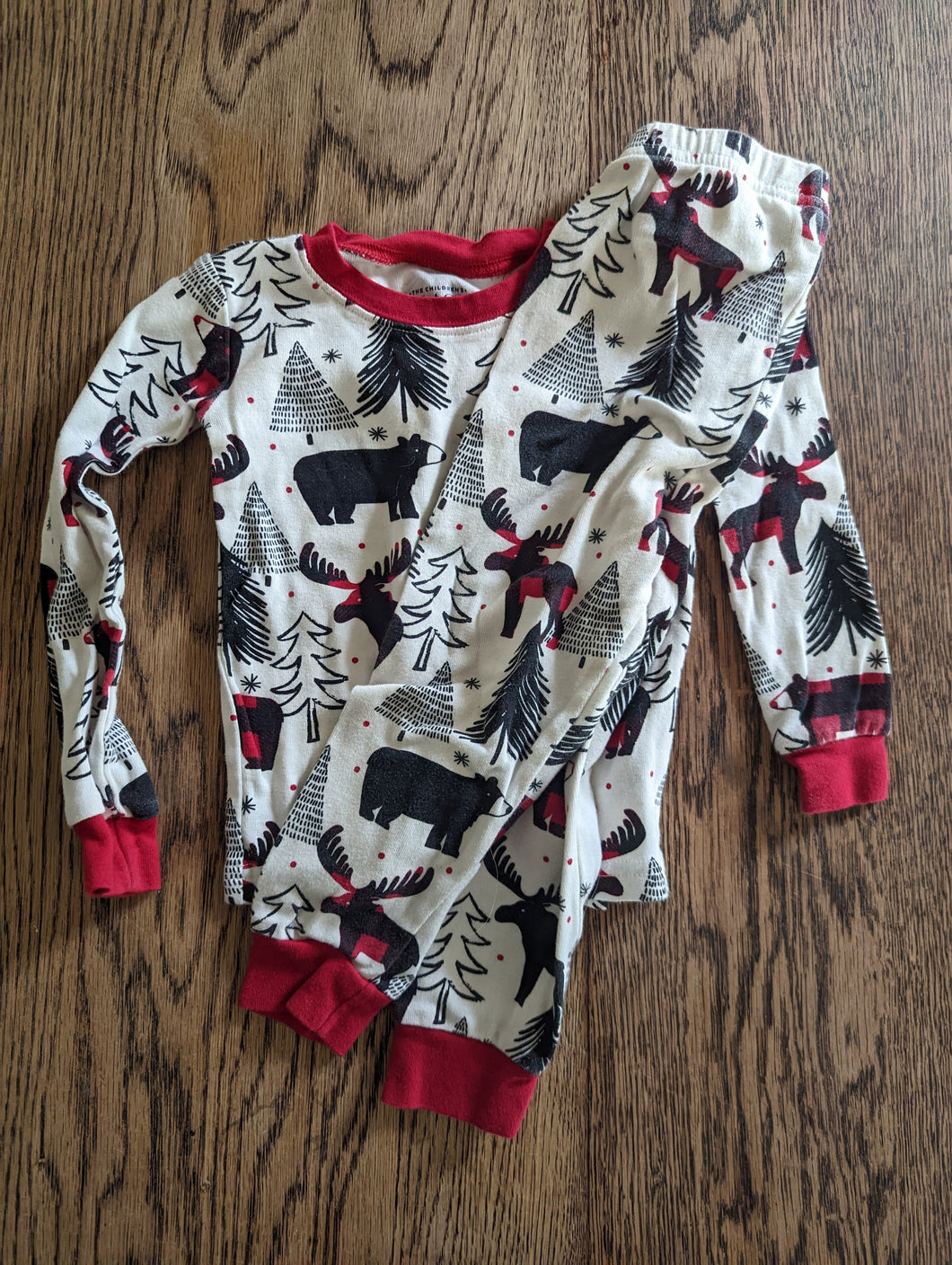 Childrens Place Bear and Moose Pajamas 18-24Months