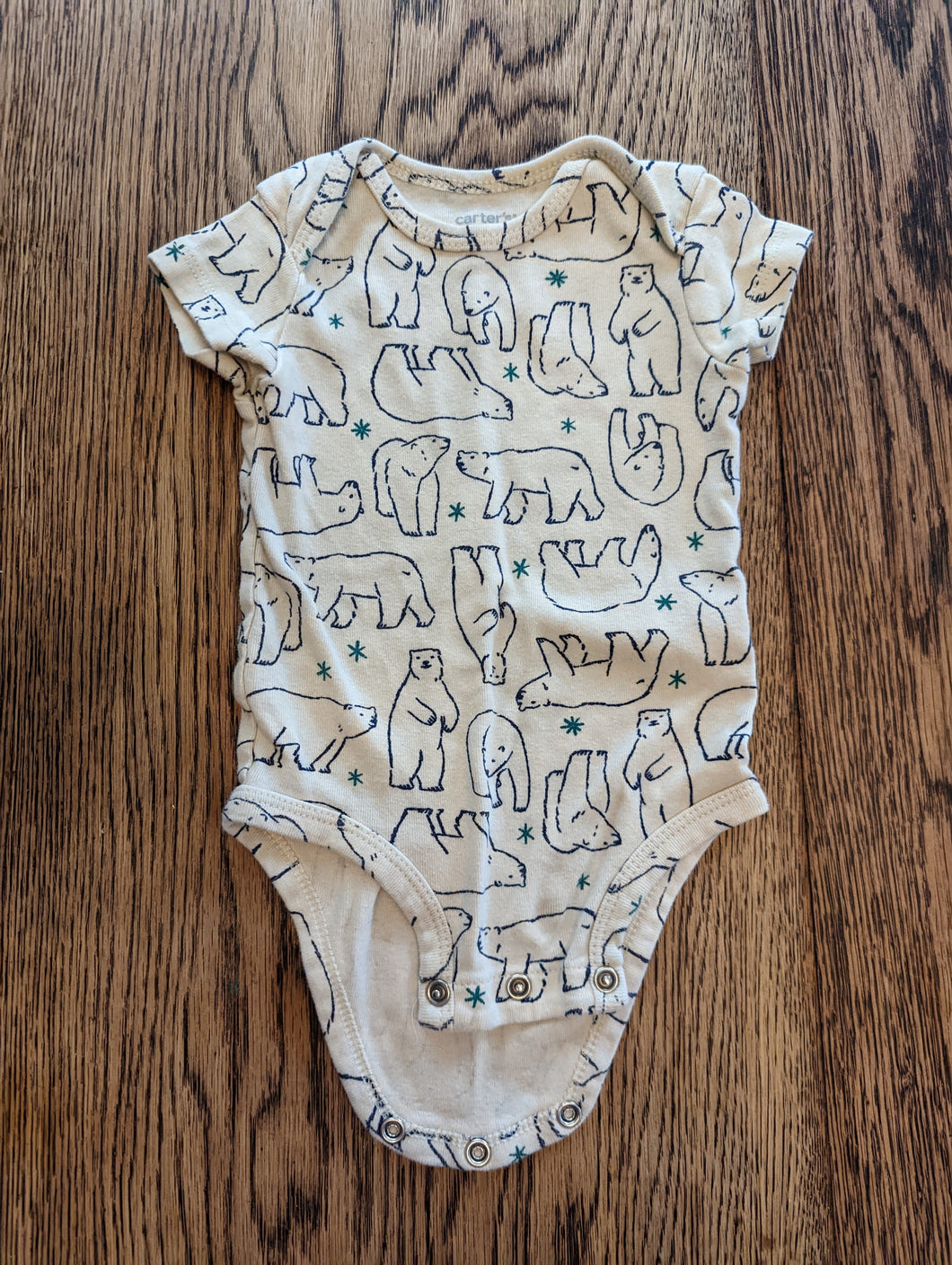 Carters Polar Bear Bodysuit size 6 months