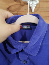 Load image into Gallery viewer, Patagonia Blue Courderoy Long Sleeve Unisex Shirt Size 6x

